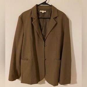 Oversized beige/brown blazer